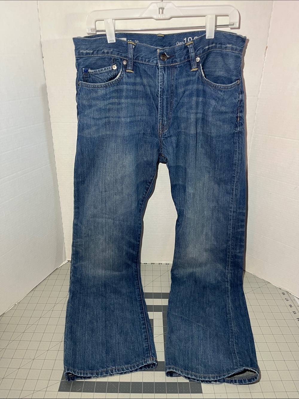 GAP Men's Dark Blue Bootcut Jeans